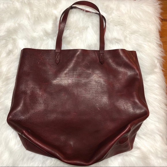 Madewell Handbags - Madewell Transport Cabernet Tote NWT
